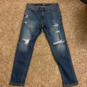 Hollister Size 32x30 Dark Washed Denim Jeans